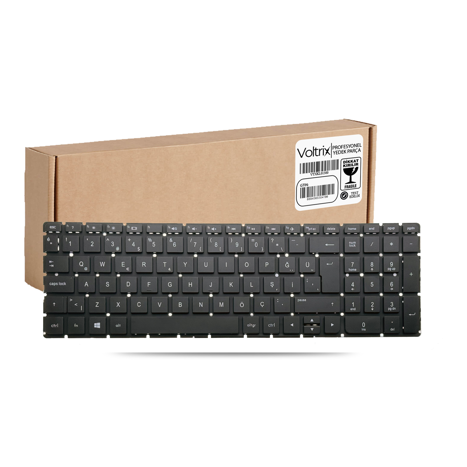 HP 15-AC, 15-AC000 Uyumlu Notebook Klavye - Siyah TR