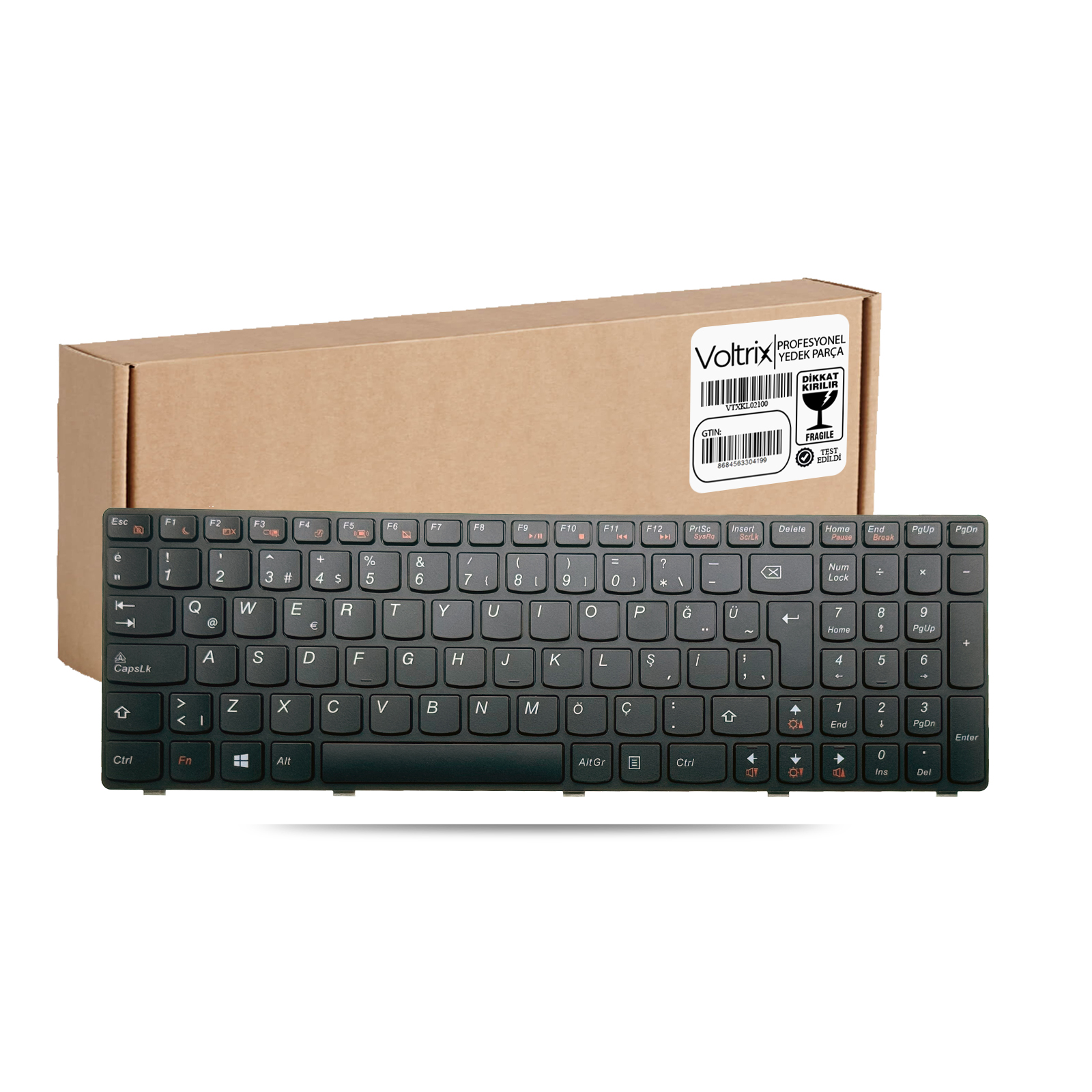 Lenovo G500 Model: 80A6, 20236 Uyumlu Notebook Klavye - Siyah TR