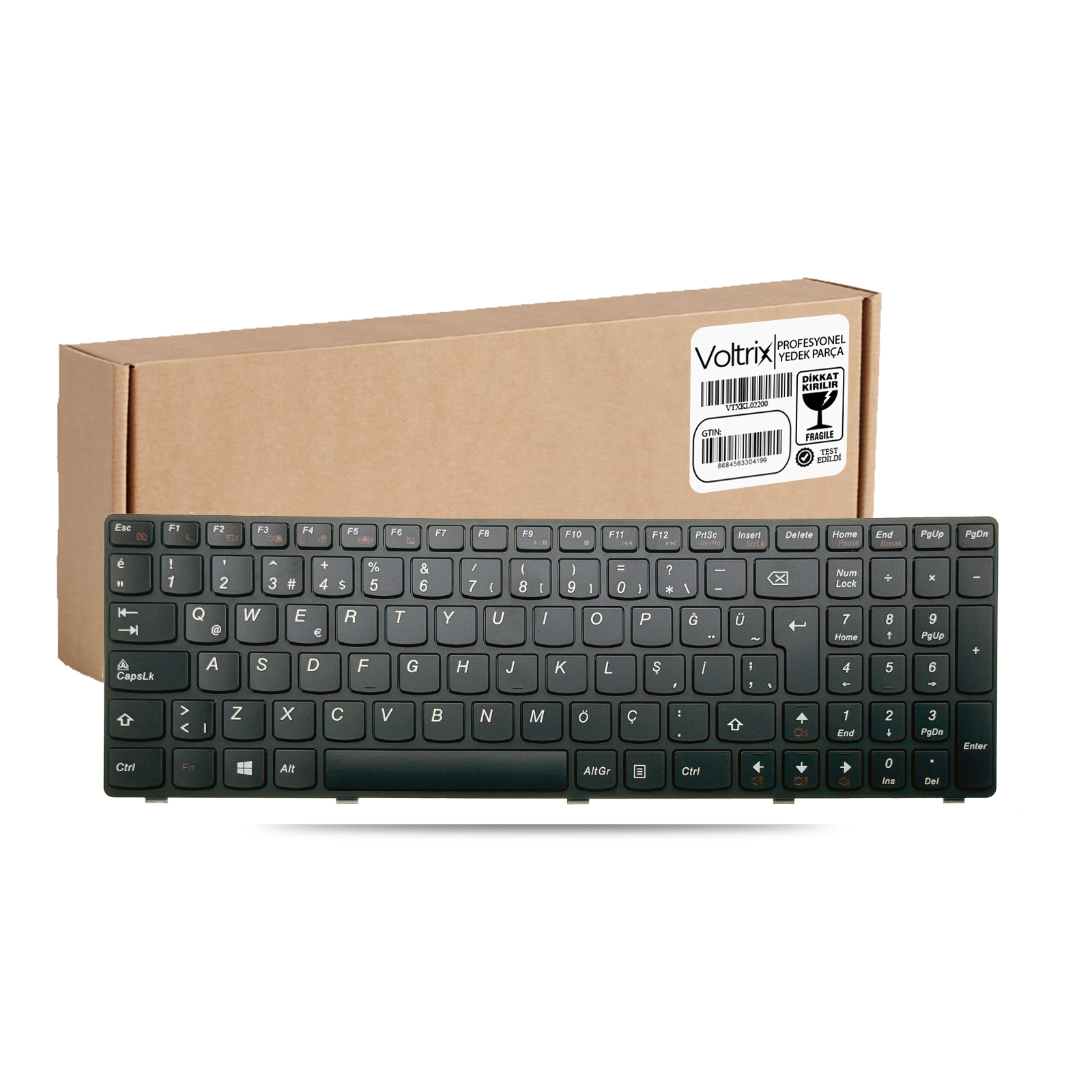 Lenovo G580 Uyumlu Notebook Klavye - Siyah TR