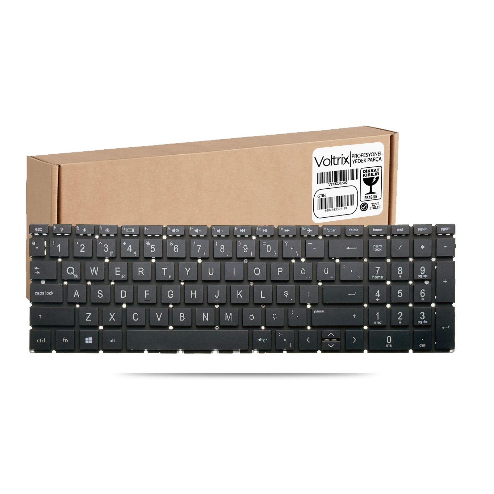 HP 250 G7 Uyumlu Notebook Klavye - Siyah TR
