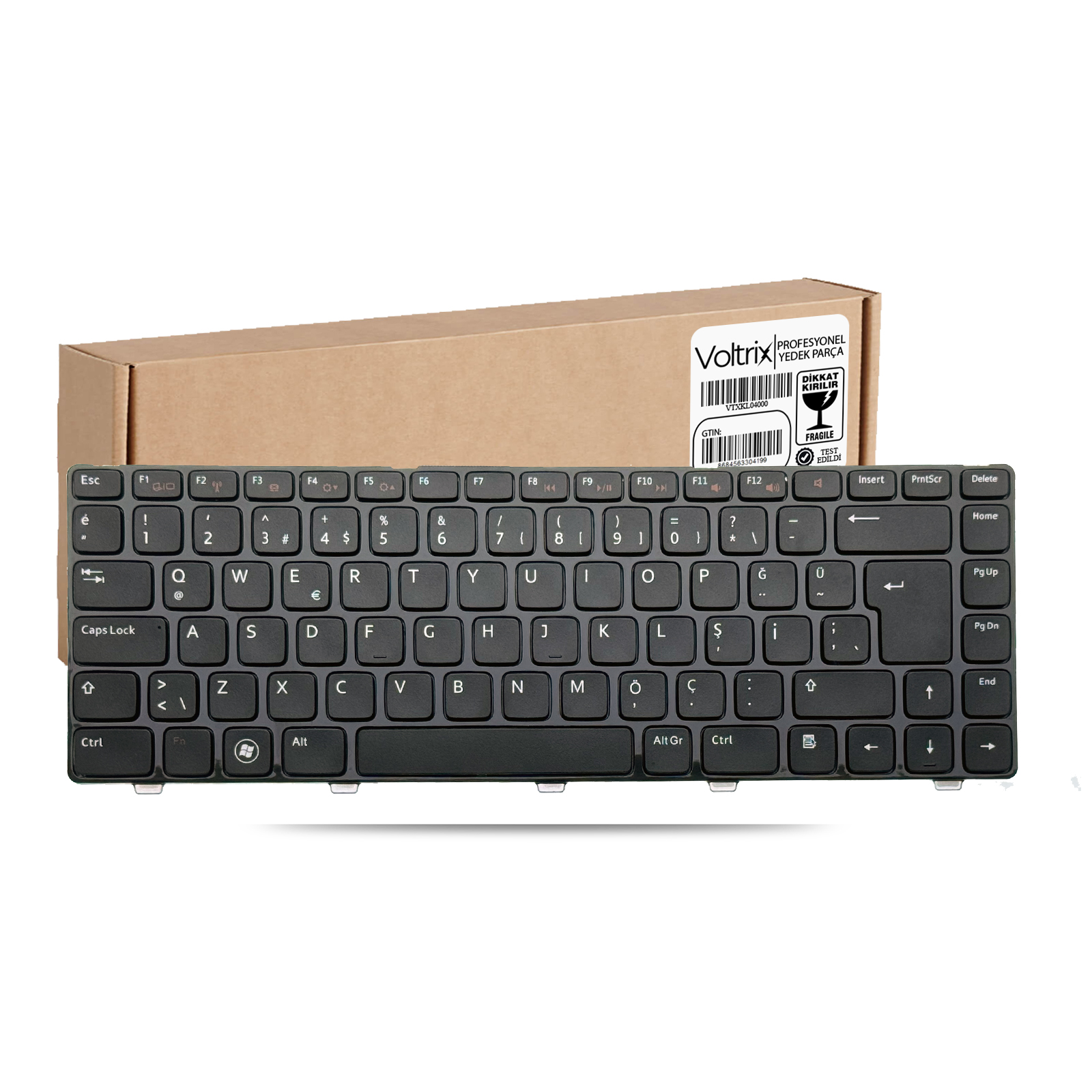 Dell Inspiron N5050 Uyumlu Notebook Klavye - Siyah TR