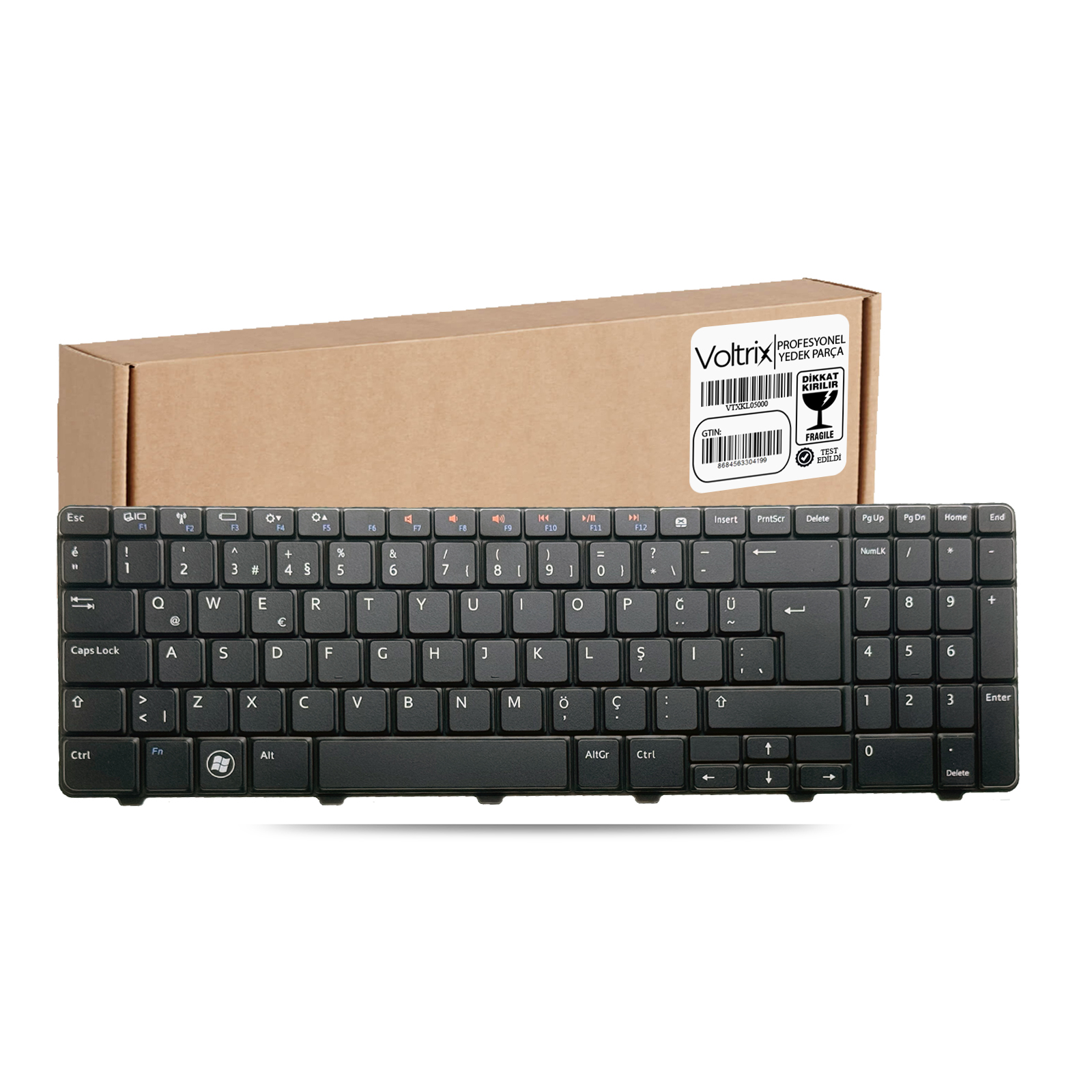 Dell Inspiron 15 N5010 P10F Uyumlu Notebook Klavye - Siyah TR