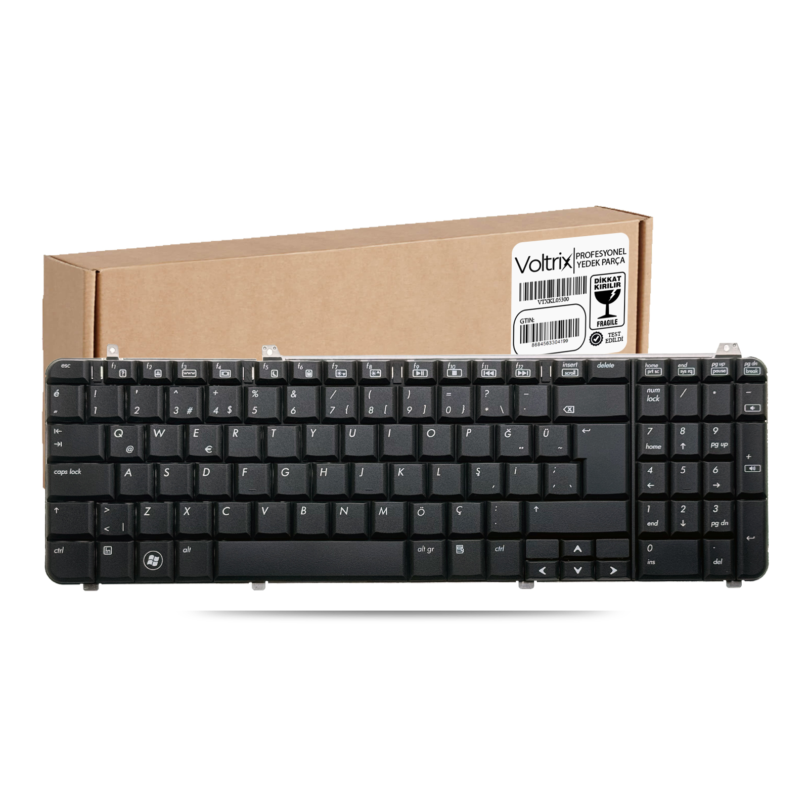 HP Pavilion DV6-1000 Uyumlu Notebook Klavye - Siyah TR