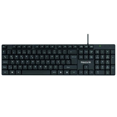 Neolink K15 Kablolu Standart USB Klavye Türkçe Q Ofis Klavyesi