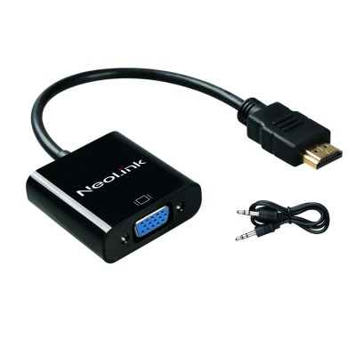 Neolink NL-108 HDMI To VGA Ses Destekli Çevirici Full Hd 1080P Dönüştürücü Adaptör