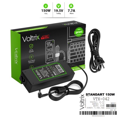 VTX-042 Standart Uç 19.5V 7.7A 150W 5.5x2.5mm